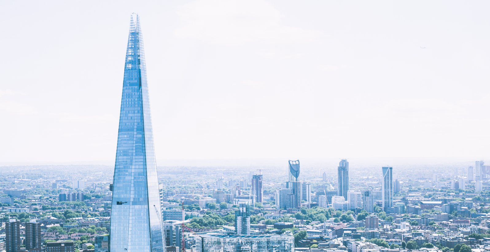 London skyline with The Shard